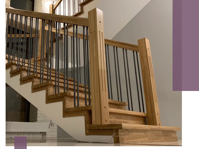 Реставрация деревянных и металлических лестниц в Азнакаеве