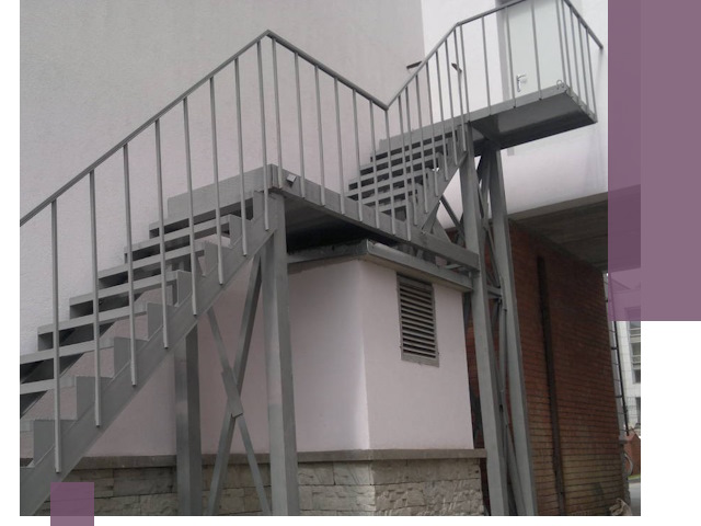 Монтаж пожарных лестниц под ключ в Азнакаеве с гарантией качества