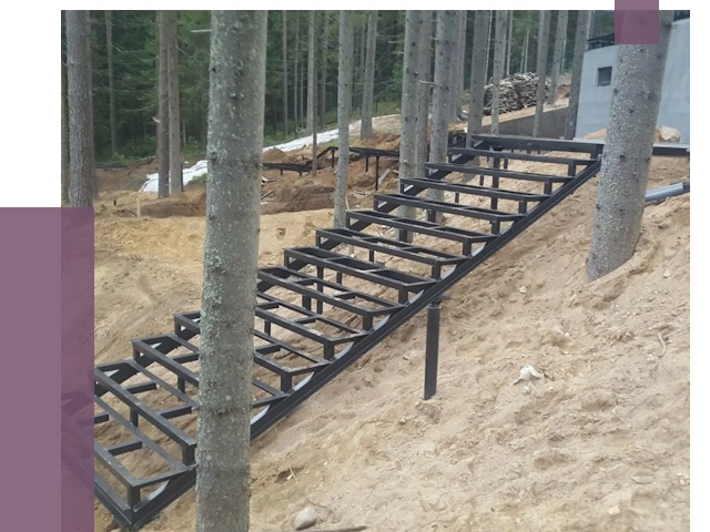 Монтаж металлических лестниц в Азнакаеве от 13597 руб. 