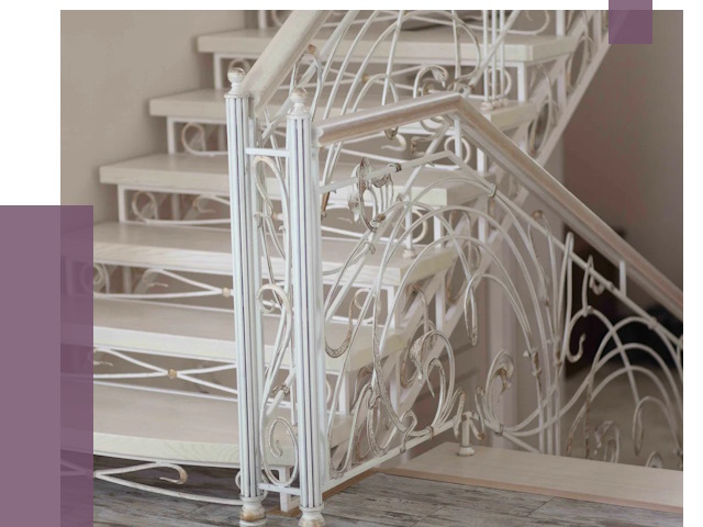 Изготовление кованых лестниц на заказ в Азнакаеве от 87227 руб. | ПРОЛЁТ-Знк