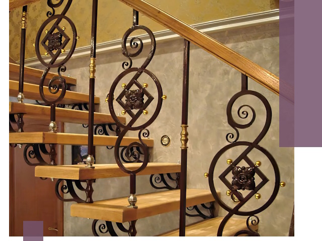 Изготовление кованых лестниц под ключ в Азнакаеве