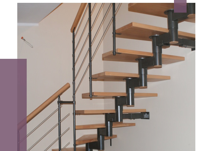 Изготовление модульных лестниц в Азнакаеве от 11545 руб. 