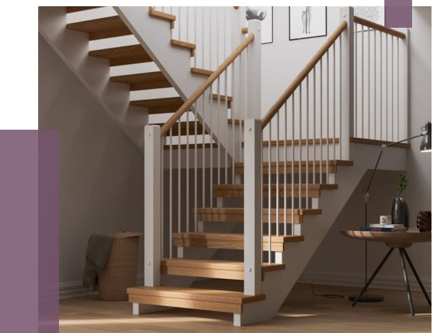 Маршевые лестницы в Азнакаеве от 38226 руб. — монтаж | ПРОЛЁТ-Знк