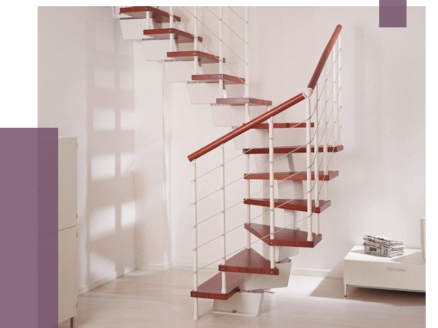 Изготовление лестниц на больцах в Азнакаеве от 9749 руб. | ПРОЛЁТ-Знк