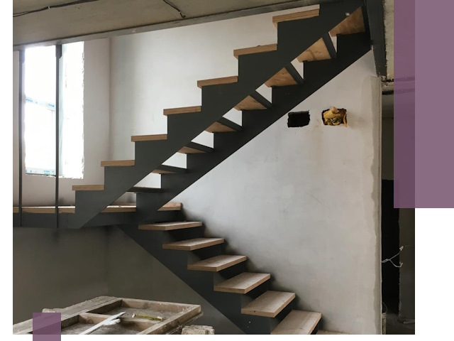 Изготовление лестниц на металлокаркасе в Азнакаеве от производителя