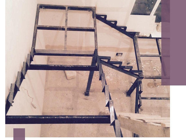 Монтаж лестниц на металлокаркасе в Азнакаеве быстро и качественно