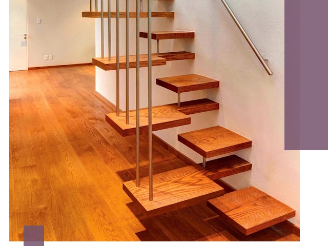 Лестницы «гусиный шаг» на заказ в Азнакаеве для узких пространств