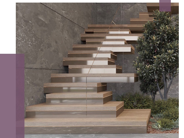 Современные лестницы в Азнакаеве от 13854 руб. | ПРОЛЁТ-Знк