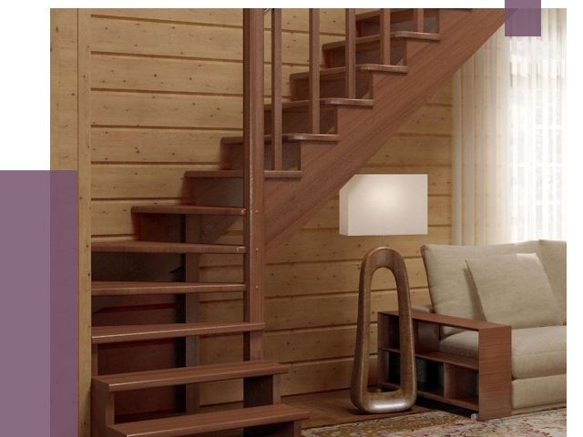 Лестницы эконом класса в Азнакаеве от 18318 руб. бюджетные решения