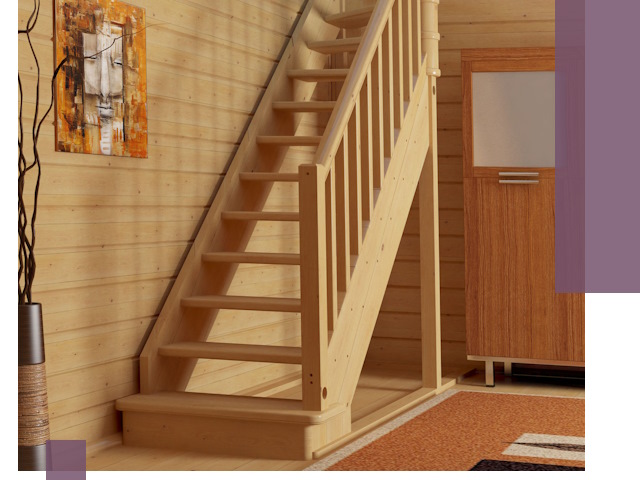 Лестницы эконом класса под ключ в Азнакаеве — недорого и быстро