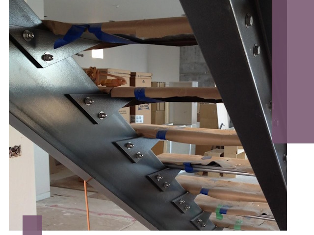 Усиление лестничных конструкций и усиление опор в Азнакаеве