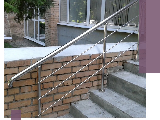 Перила из нержавеющей стали высокого качества в Азнакаеве