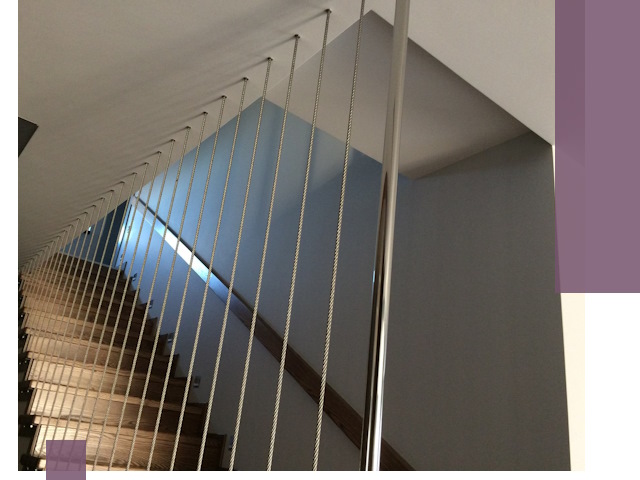 Тросовые перила под ключ в Азнакаеве — производство и монтаж