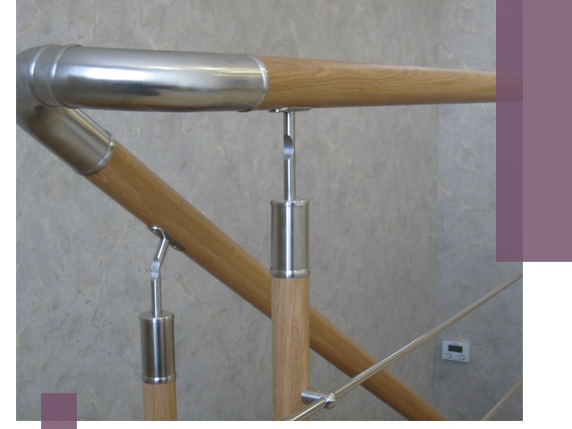 Комбинированные перила на заказ в Азнакаеве — монтаж и производство