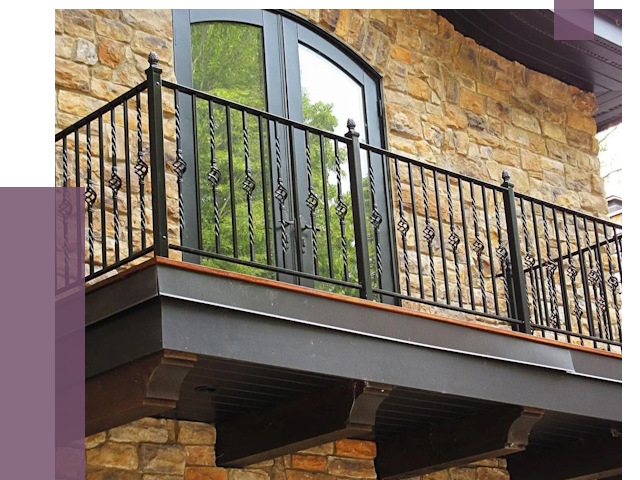 Балконные ограждения в Азнакаеве от 8056 руб. — купить | ПРОЛЁТ-Знк