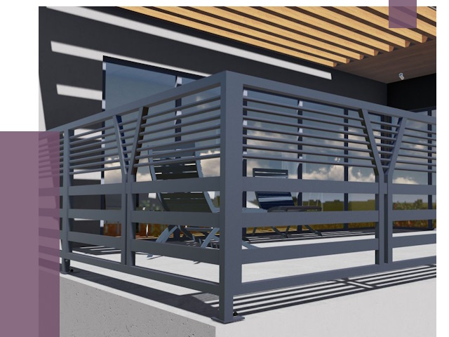 Изготовление балконных ограждений в Азнакаеве от 10775 руб. | ПРОЛЁТ-Знк