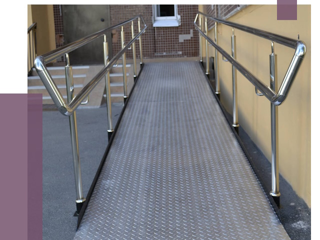 Пандусы в Азнакаеве от 12314 руб. — установка для инвалидов | ПРОЛЁТ-Знк