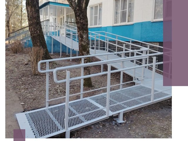 Пандусы под ключ в Азнакаеве: изготовление, монтаж и демонтаж