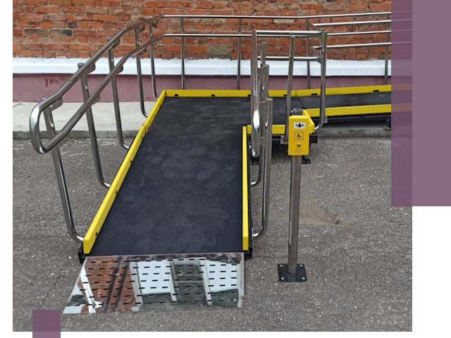 Изготовление наклонных пандусов для инвалидов в Азнакаеве