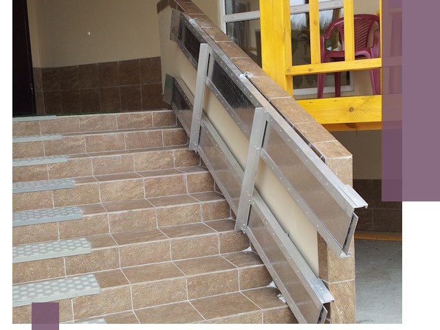 Откидные пандусы под ключ в Азнакаеве — монтаж и демонтаж