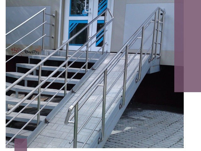 Пандус на крыльцо под ключ в Азнакаеве: монтаж и изготовление