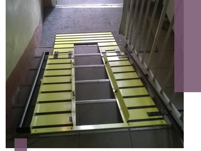 Профессиональный монтаж пандуса в подъезд в Азнакаеве