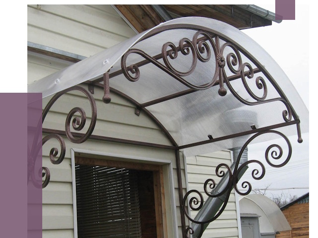 Изготовление козырьков в Азнакаеве от 7389 руб. — заказать | ПРОЛЁТ-Знк