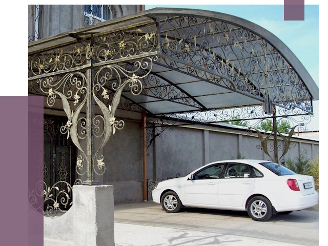 Кованые навесы в Азнакаеве от 14623 руб. | ПРОЛЁТ-Знк