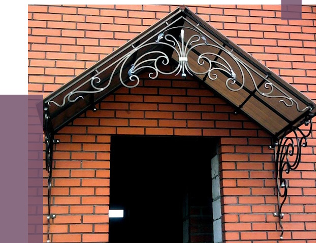 Металлические козырьки в Азнакаеве от 10724 руб. 