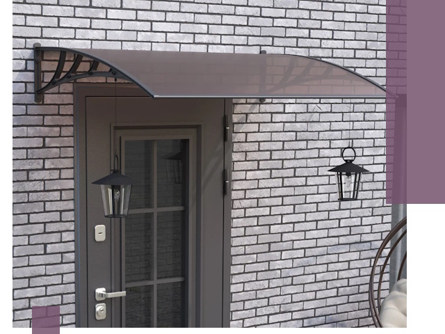 Недорогие козырьки и навесы под ключ в Азнакаеве