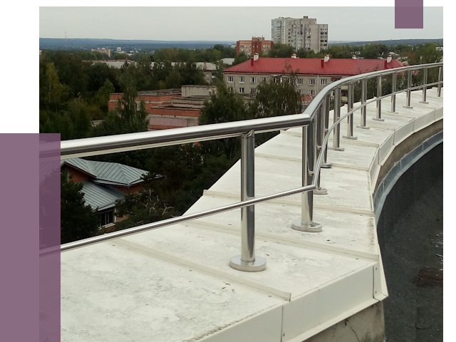 Парапеты и ограждения кровли в Азнакаеве от 4977 руб. 