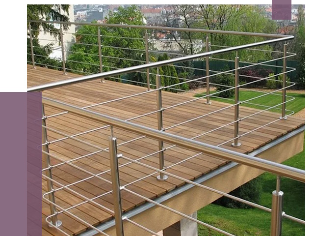 Алюминиевые парапеты в Азнакаеве под ключ от 7799 руб. 