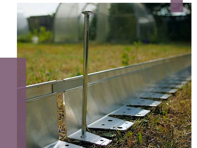 Металлические бордюры для газона в Азнакаеве от 4310 руб. | ПРОЛЁТ-Знк