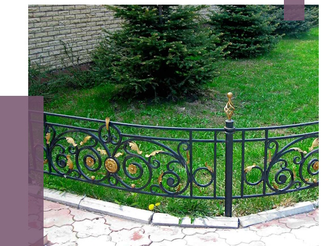 Кованые газонные ограждения в Азнакаеве от 7645 руб. — ПРОЛЁТ-Знк
