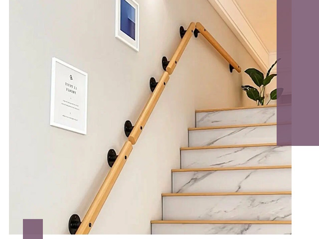 Поручни металлические и деревянные под ключ в Азнакаеве